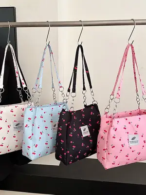 2026 Printed Tote Bag Women Large Capacity Versatile Shoulder Bag
