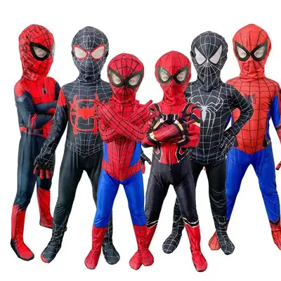 Spider-Man Tights Child jumpsuit cos Costume Extraordinary Expedition Miles Halloween Spider-Man