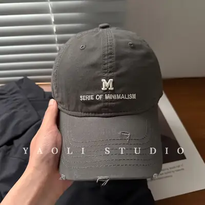 3D Embroidered Baseball Cap for Women Grey 2026