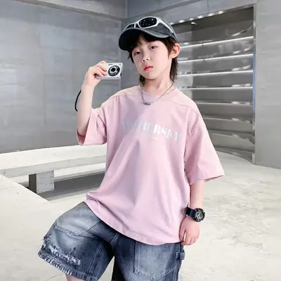 Trendy Boys Black T-Shirt Summer 2026