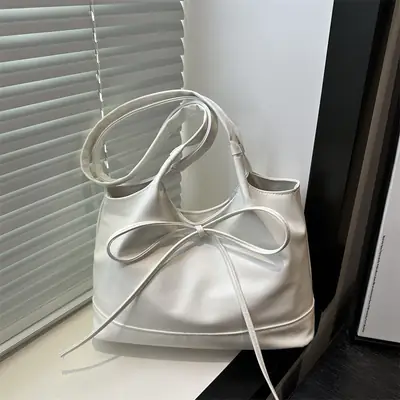 Women's Transparent Bow Shoulder Bag 2025 Spring Summer