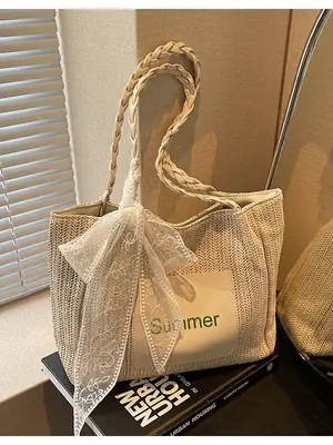 Women Cross-Border Woven Straw Bag Large Capacity 2026
