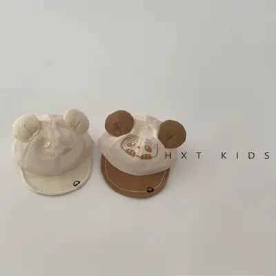 Baby Bear Brim Cap Soft Mesh Summer Cap