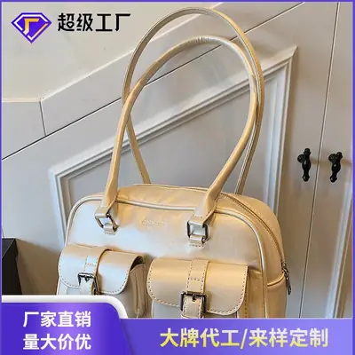 Korean Style Women's Leather Shoulder Bag 2026