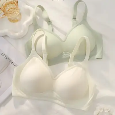 Non-Magnetic and Iron-Free Digital Factory Work Bra for Women Passing through Security Gate 2025 New Push-Up Anti-Sagging Bra Without Rims