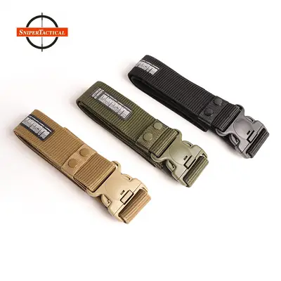 Nylon Tactical Belt for Men Military Style