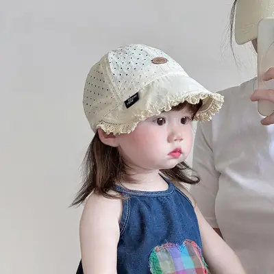 Baby's Lace Sun Hat for Girls Spring Summer