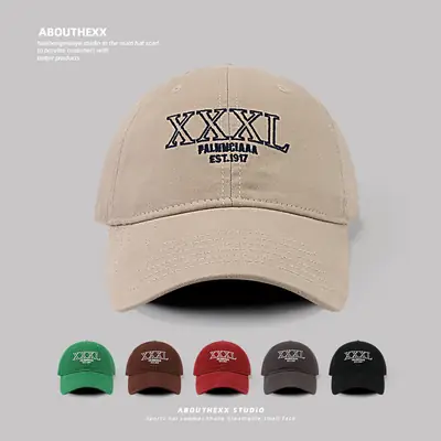 Red Japanese Letter Embroidery Baseball Cap for Women
