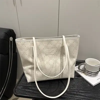Women's Embossed Leather Shoulder Bag 2025