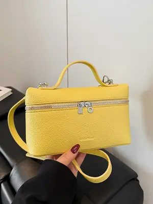 Yellow Niche Design Shoulder Bag for Women
