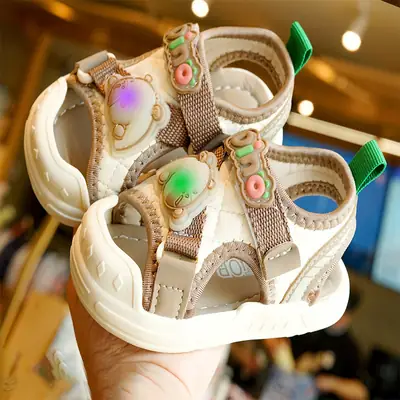 Toddler Sandals 1-2Yr Soft Sole Non-Slip Lighting