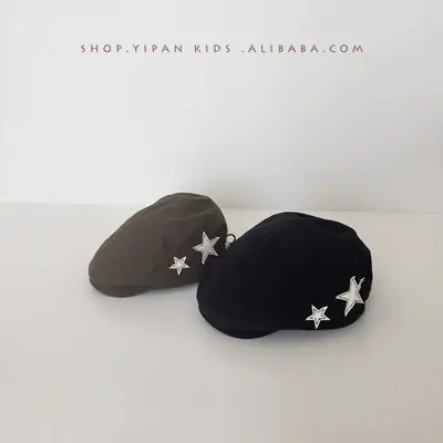 Yipan Embroidered Star Baby Cap 2025 Winter