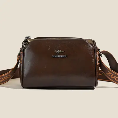 Brown Crossbody Bag with Adjustable Strap for Women