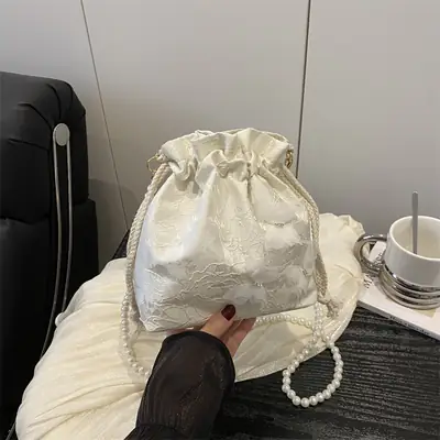 Pearl Crossbody Bag High-Looking Women's 2025 Spring Summer