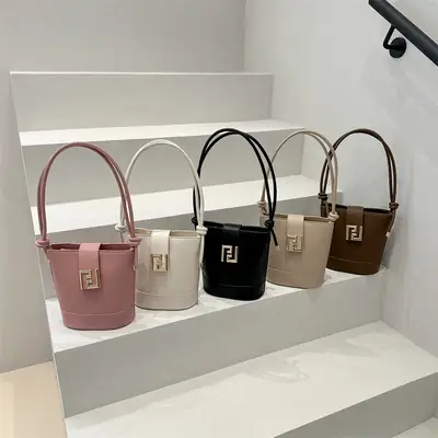 Women's 2025 Spring Light Luxury Bucket Bags
