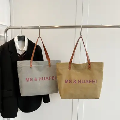 Women Minimalist Tote Bag 2025 Spring Large Capacity
