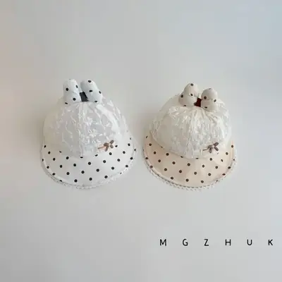Girls Cute Bow Hats for Girls Spring Summer