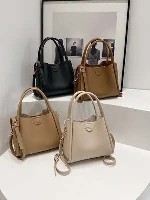 Women's 2026 Trendy Crossbody Bag with Clear Pouch