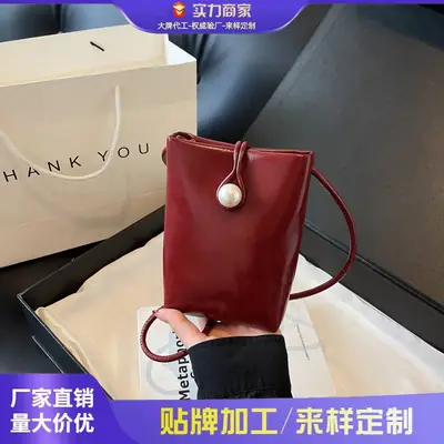 Red Mini Phone Bag for Women 2025