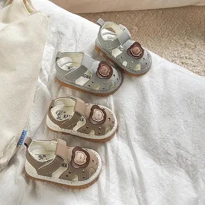 Summer new baby baby shoes boys soft bottom toddler shoes cartoon call shoes baby sandals wholesale generation