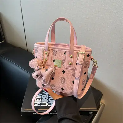 Pink Korean Style Hand Bag for Women 2025 Spring Summer