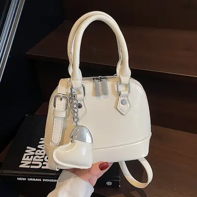 2026 Vintage Shell Bag Single Shoulder Crossbody Women's Handbag
