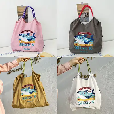 2025 Spring Shark Embroidered Shoulder Bags