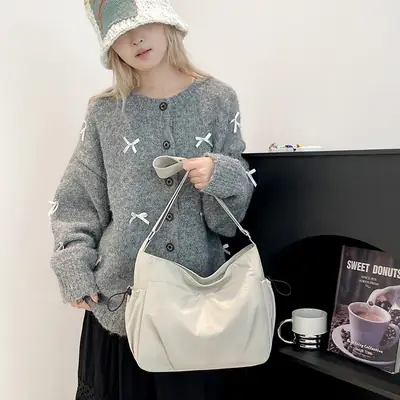 Women's Waterproof Crossbody Bag Large Capacity Lightweight Puff Series