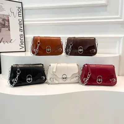 Women's Retro Chain Crossbody Bag 2025 Summer