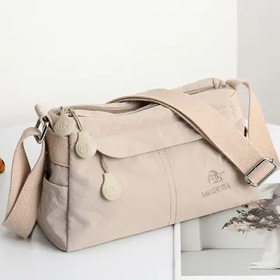 Women's Waterproof Shoulder Bag with Crossbody Strap