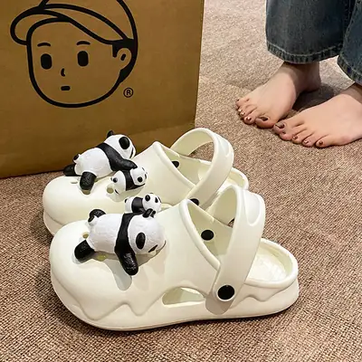 Panda EVA Clogs Women Summer Sandals Non Slip