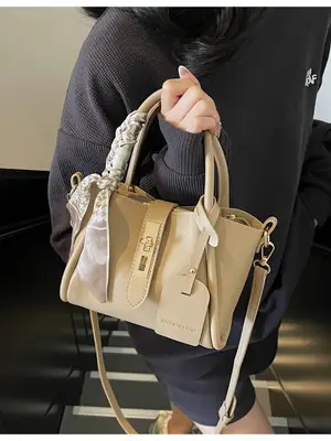 Women Crossbody Bag Korean Design Beige 2026