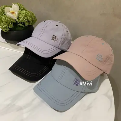 Green Korean Style Baseball Cap for Women Summer