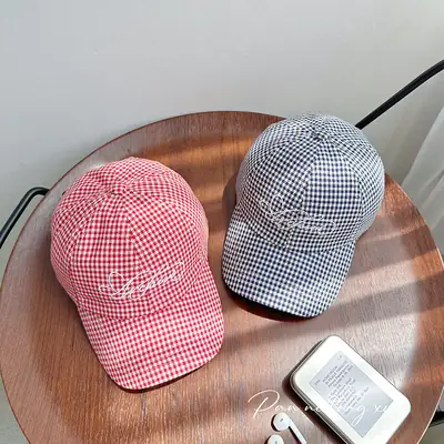 Korean Style Embroidered Baseball Cap Women Travel Sunshade Cap