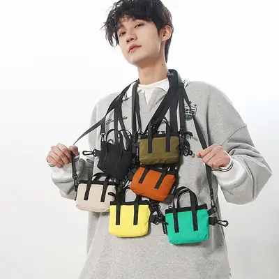 Men's Mini Crossbody Headphone Bag 5 Colors