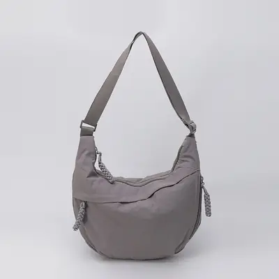 Gray Korean Style Shoulder Bag for Women 2026