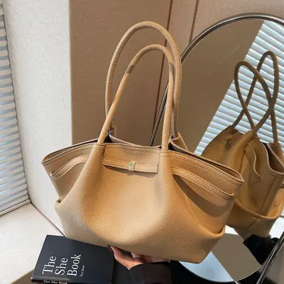 Korean Style Tan Shoulder Bag for Women 2026