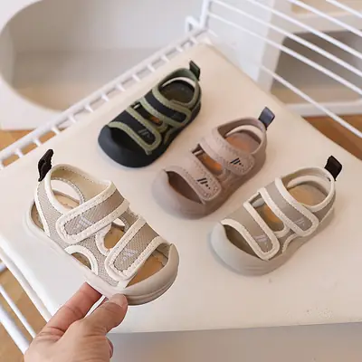2026 Summer Toddler Sandals White Beige