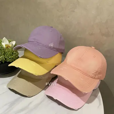 VIVI Beige Baseball Cap for Women Men Outdoor Sunscreen