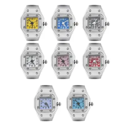 Punk Style Quartz Watch for Men Women Silver