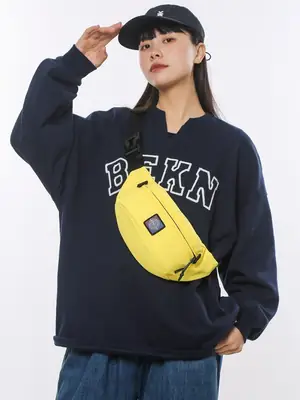 Japanese Style Crossbody Bag for Women Yellow Casual Shoulder Bag