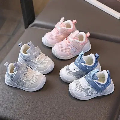 Baby sandals functional shoes men's summer toddler shoes 1-3 years old baby non-slip soft bottom female baby net shoes