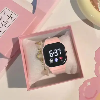 Kids Digital Watch for Girls Waterproof Cute Design
