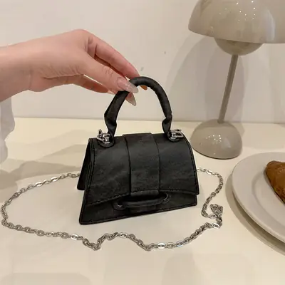 Black Mini Shoulder Crossbody Bag 2025