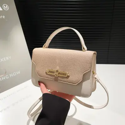 Trendy Pu Texture Shoulder Bag for Women