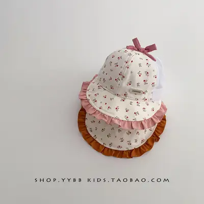 Baby Sunshade Hat with Bow for Girls