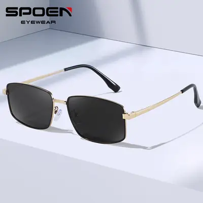 Men Polarized Anti-UV Sunglasses Black