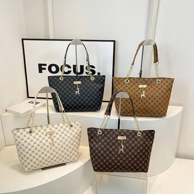 2024 Vintage Pattern Shoulder Tote Bags for Women