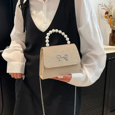 New Niche Ins Style Shoulder Bag Sweet Gentle 2025