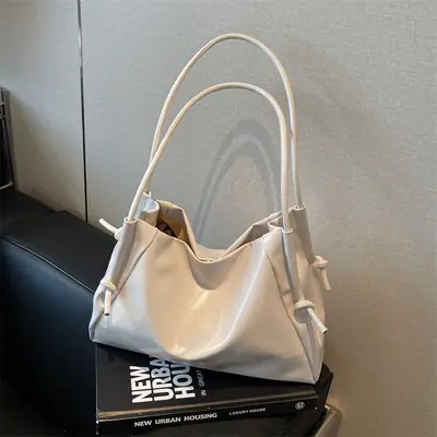 Elegant White Shoulder Bag for Women 2025 New Style